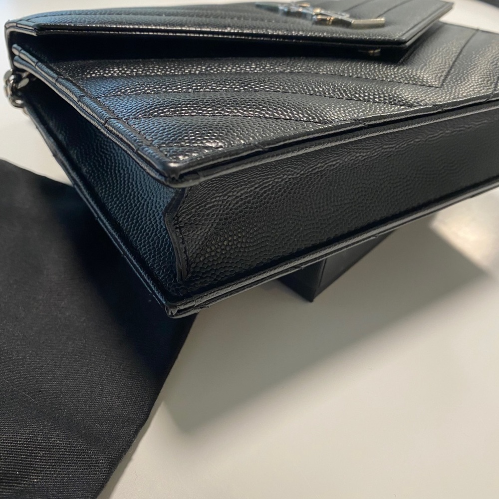 SOLD SAINT LAURENT Monogramme Envelope ChainWallet - Picture 7 of 8